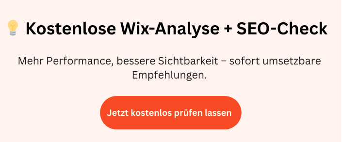 kostenloser wix website check